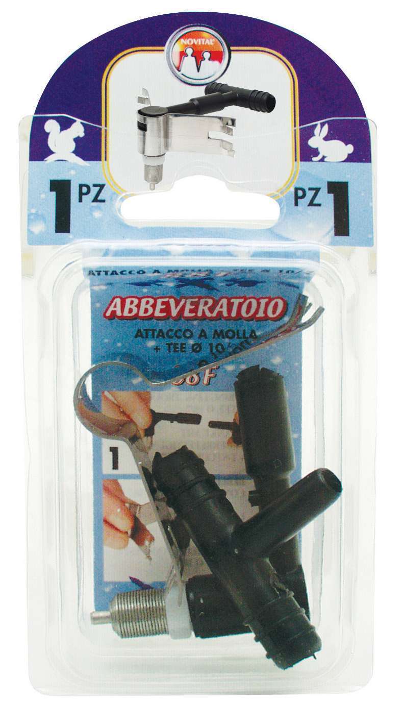 NOVITAL  ABBEVERATOIO TOP ANTIRODITORE CON MOLLA E INNESTO TEE Ø 10/7 - immagine 4