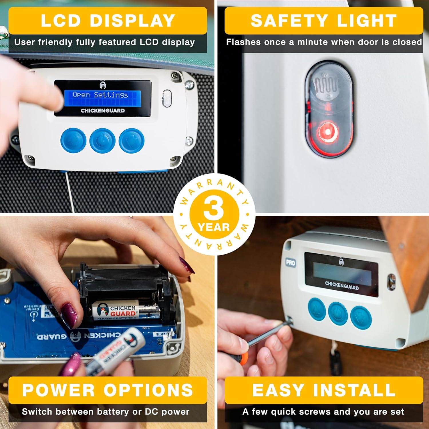 ChickenGuard Pro Apriporta Automatico senza corrente - immagine 4