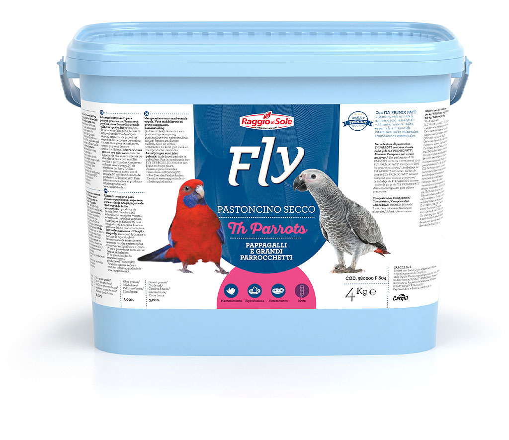 TH Parrots 4Kg Fly Paté Raggio di Sole